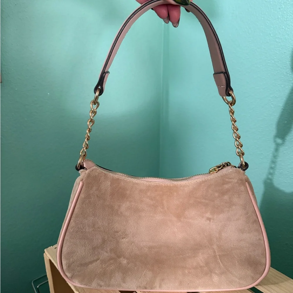Juicy Couture Pink and Beige Shoulder Bag - Picture 2 of 4